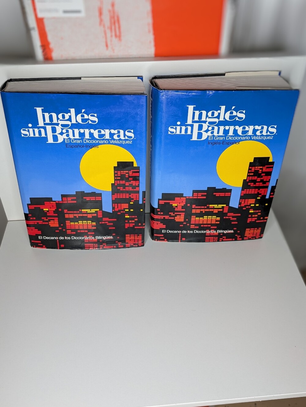 Ingles Sin Barreras Set Of 2 Dictionaries English To Spanish / Español A Ingles